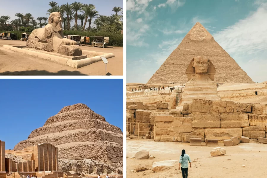 Pyramids of Giza and Saqqara: Day Tour